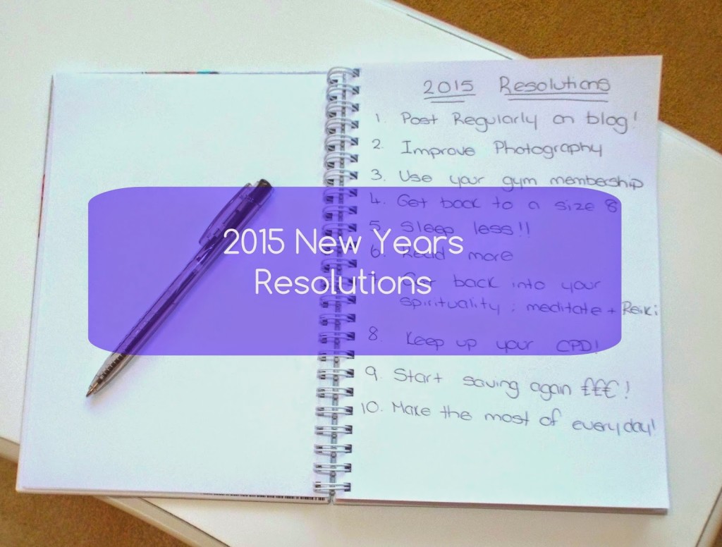 A Review of my 2015 New Years Resolutions...
