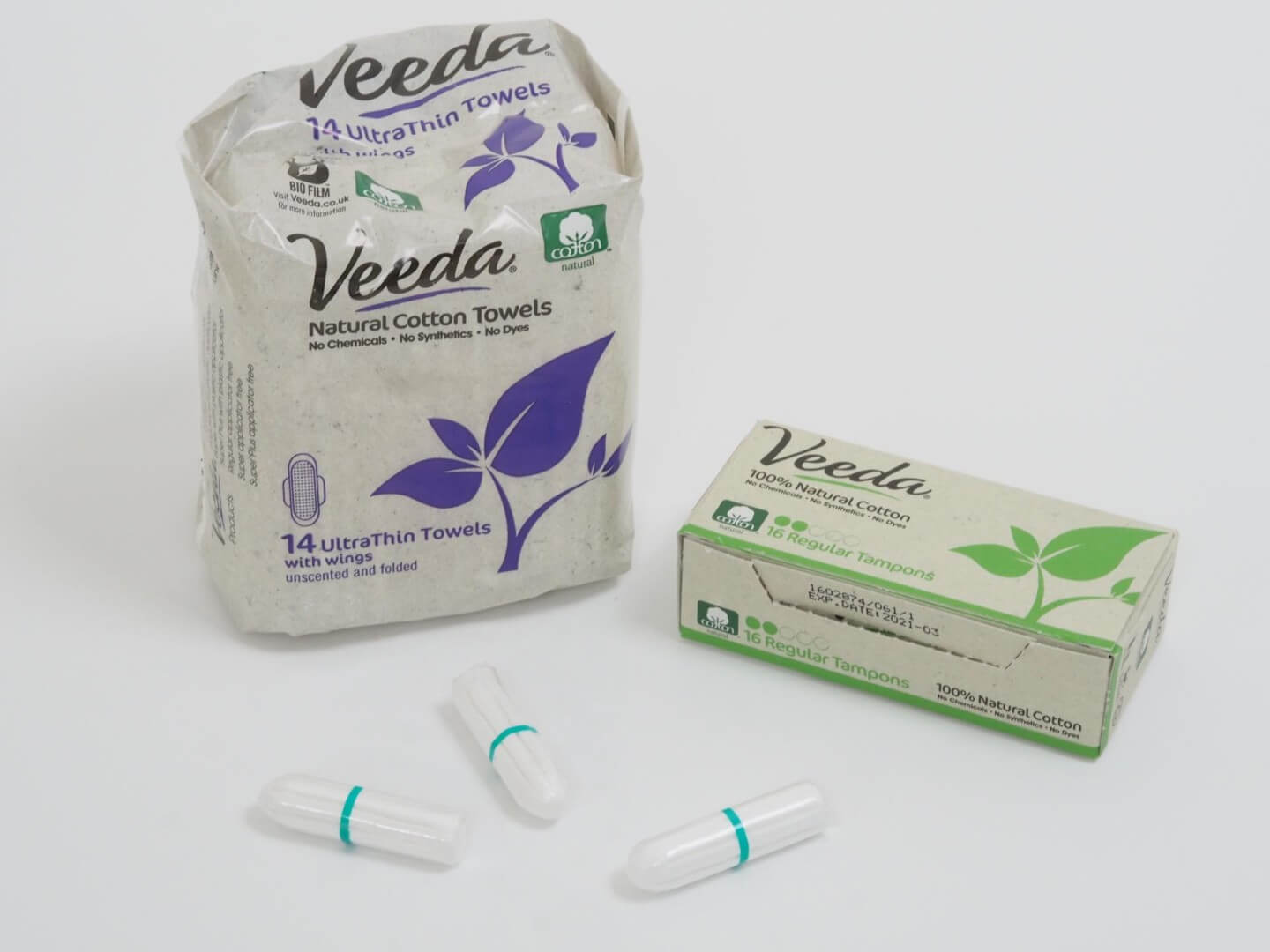 Veeda 100% Natural Sanitary Products