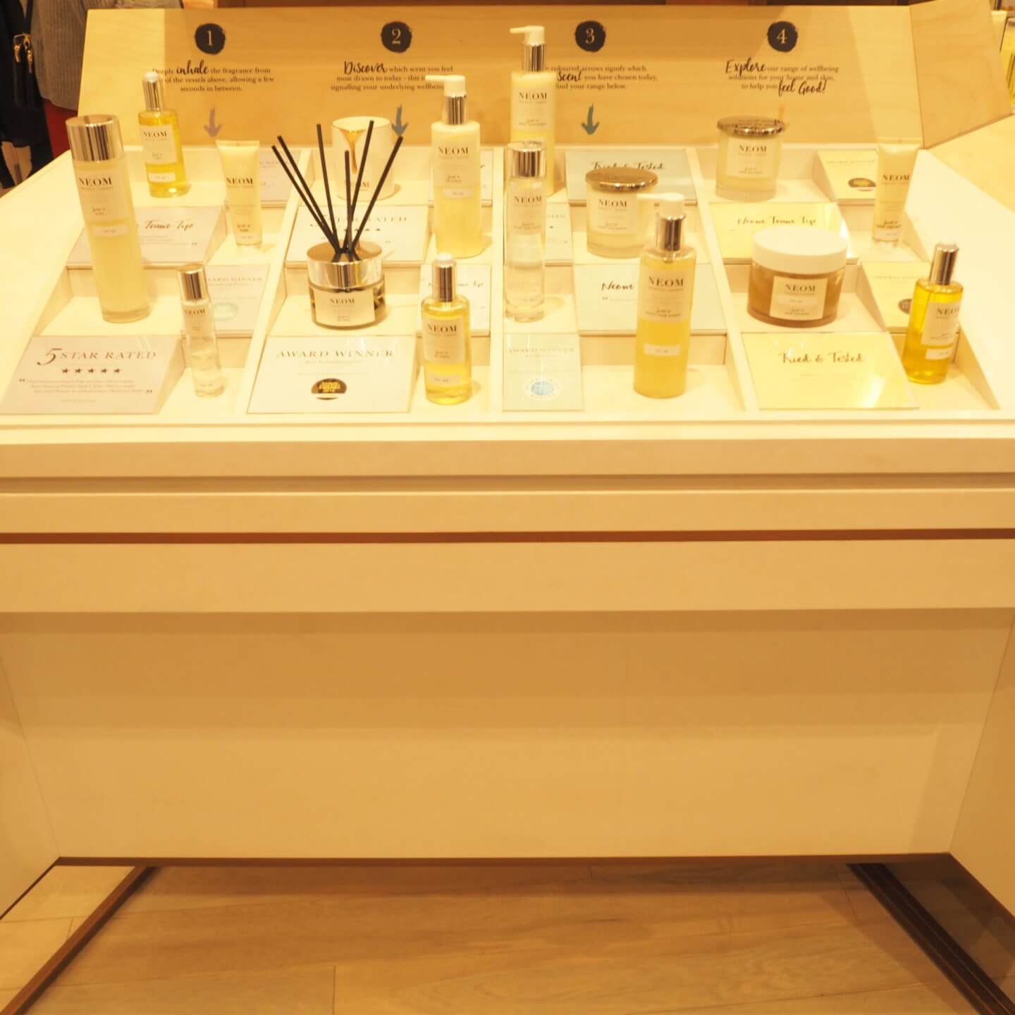 Neom Scent Discovery Bar Leeds Store Victoria Gate