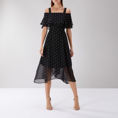 Nadine Polka Dot Midi Dress