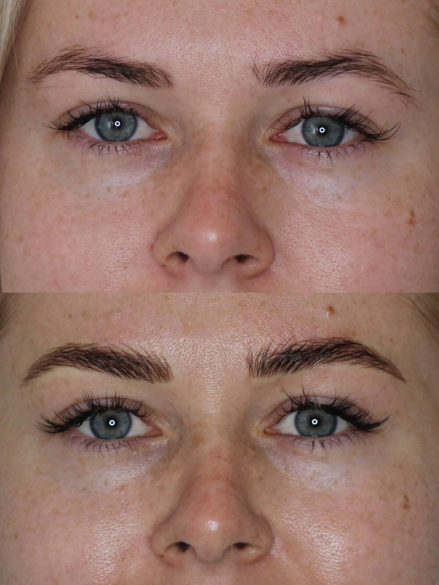 Before and After Microblading West Yorkshire